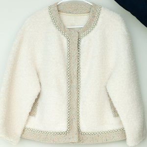 Shearling blazer size S